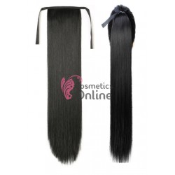 Extensie de par coada dreapta cu snur si pini 60 cm Brunet JDN01B#
